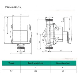 Circulateur Wilo Yonos Para RS 6